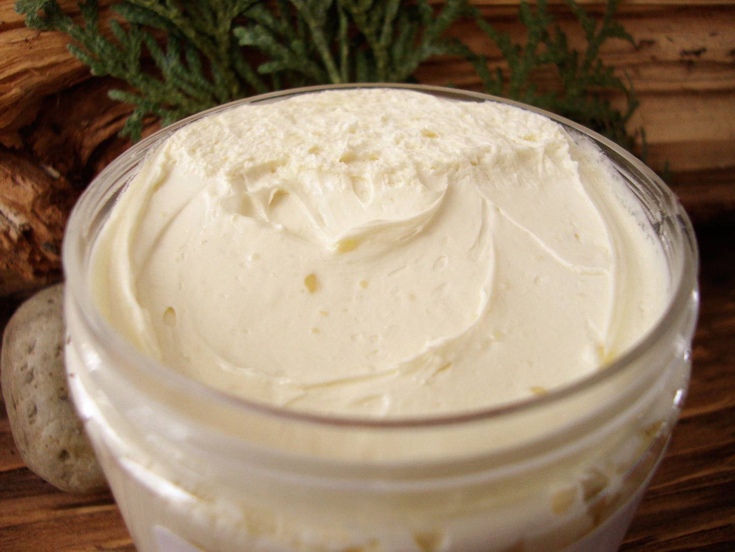 Body Butter, Foot Butter Natural Whipped: Peppermint and Eucalyptus