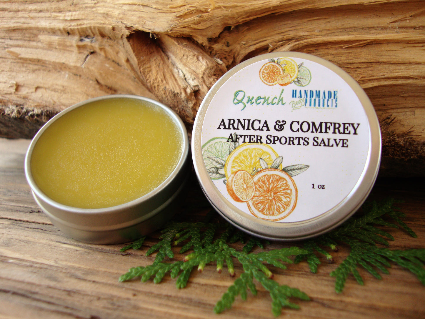 Herbal Salves: Arnica & Comfrey After Sports Salve