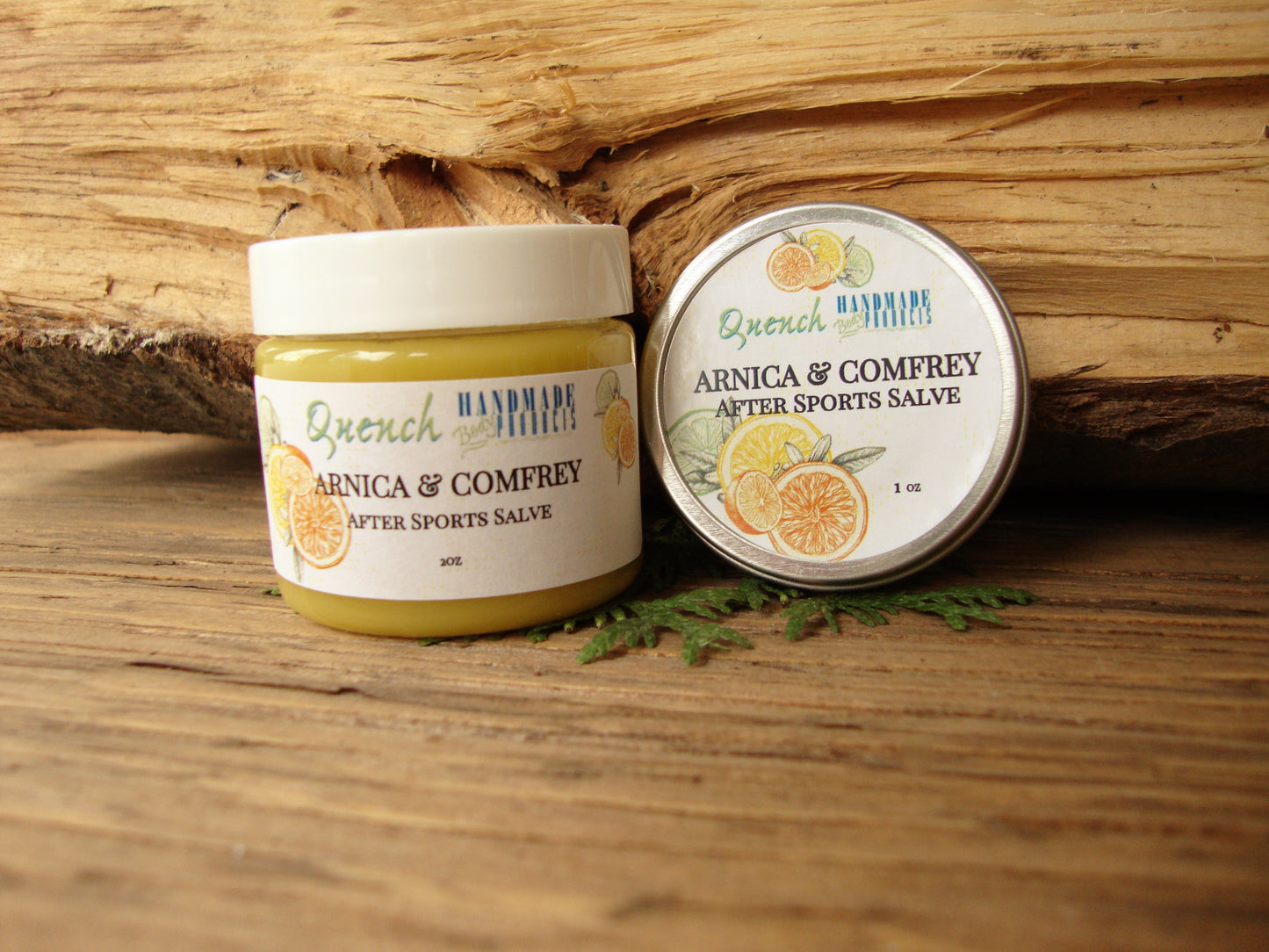 Herbal Salves: Arnica & Comfrey After Sports Salve