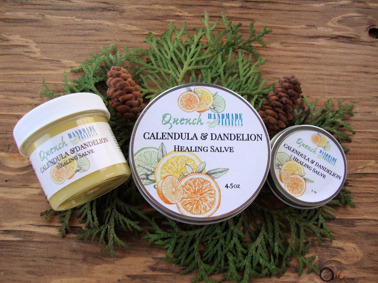 Herbal Salves: Calendula & Dandelion Herbal Multi Use Salve