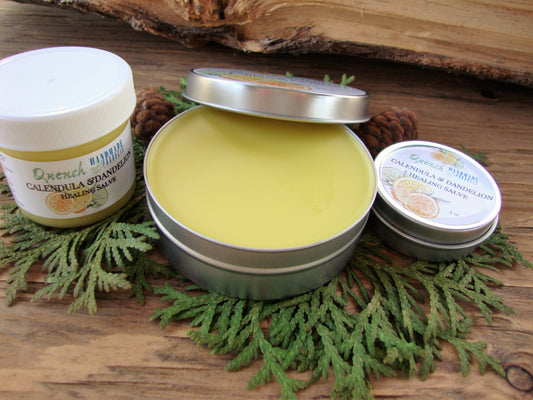 Herbal Salves: Calendula & Dandelion Herbal Multi Use Salve