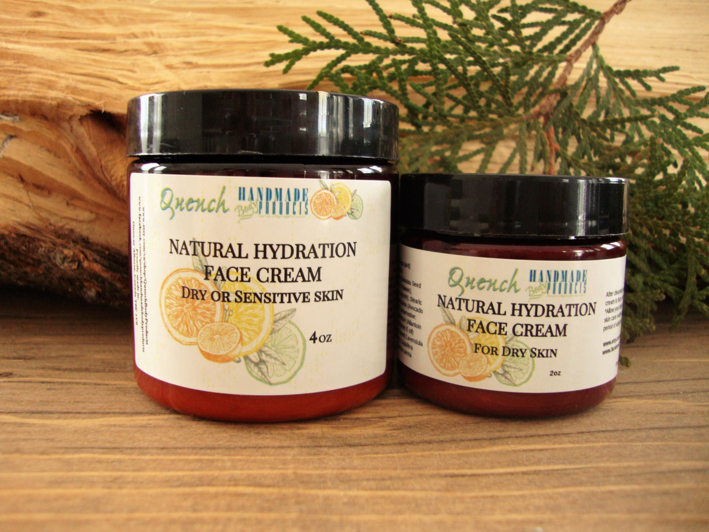 Face Cream Natural Hydration for Dry or Sensitive Skin