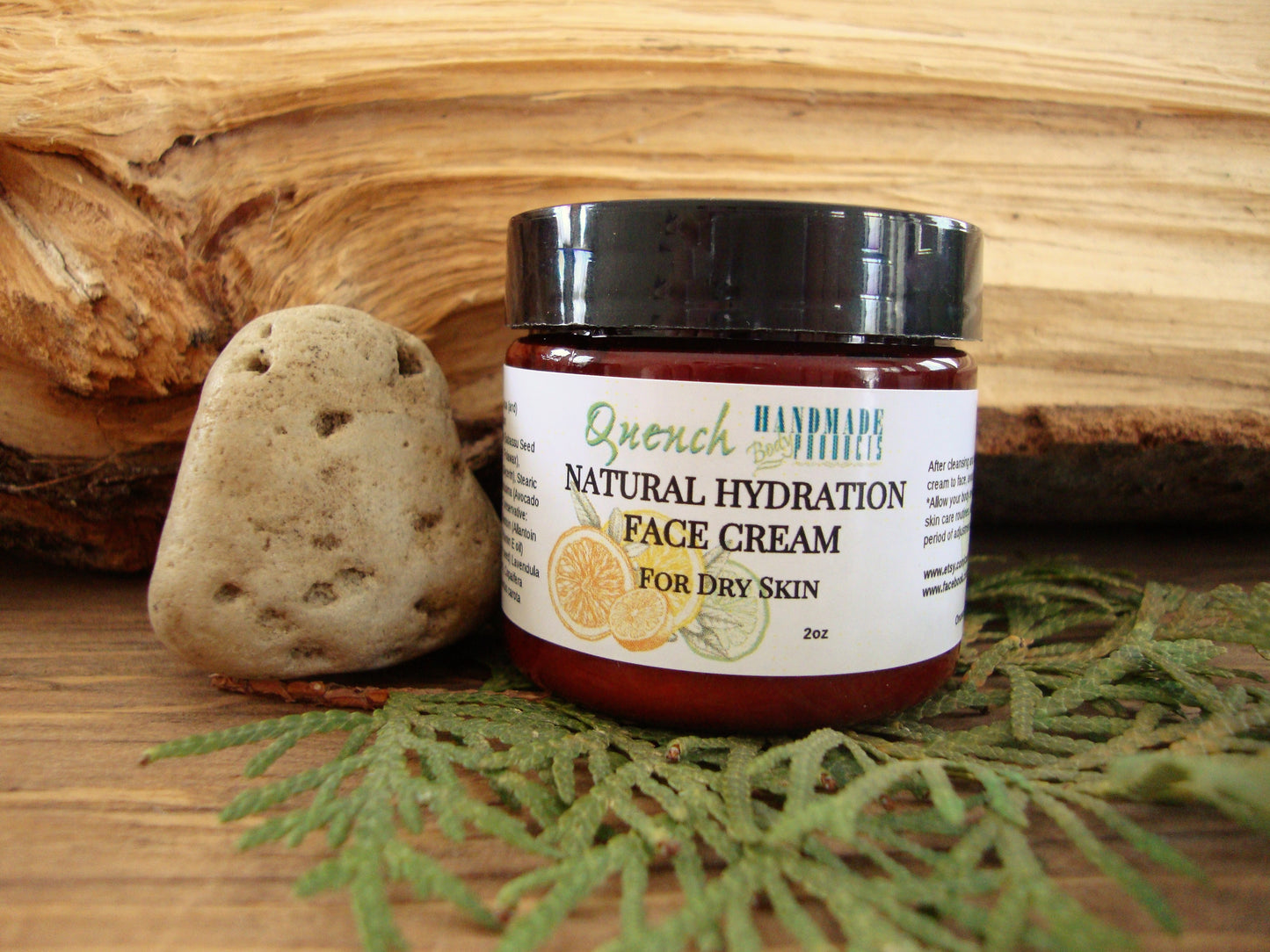 Face Cream Natural Hydration for Dry or Sensitive Skin