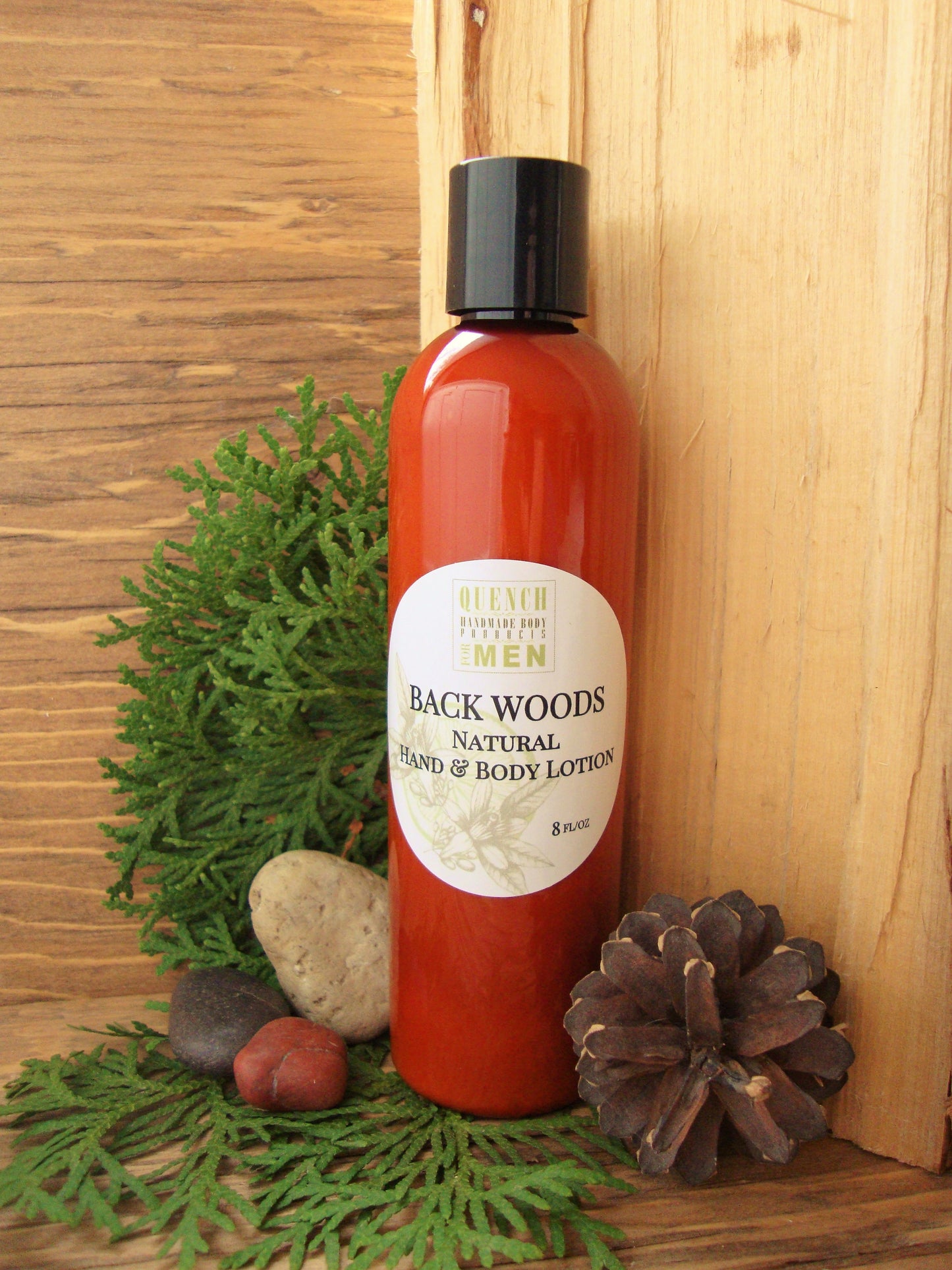 Hand & Body Natural Lotion: Back Woods