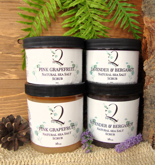 Scrubs: Sea Salt Natural Body Scrubs